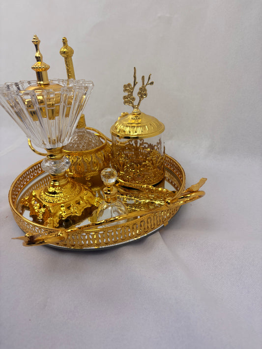 NEEX LUXE 6-Piece Luxury Incense Tray Set.