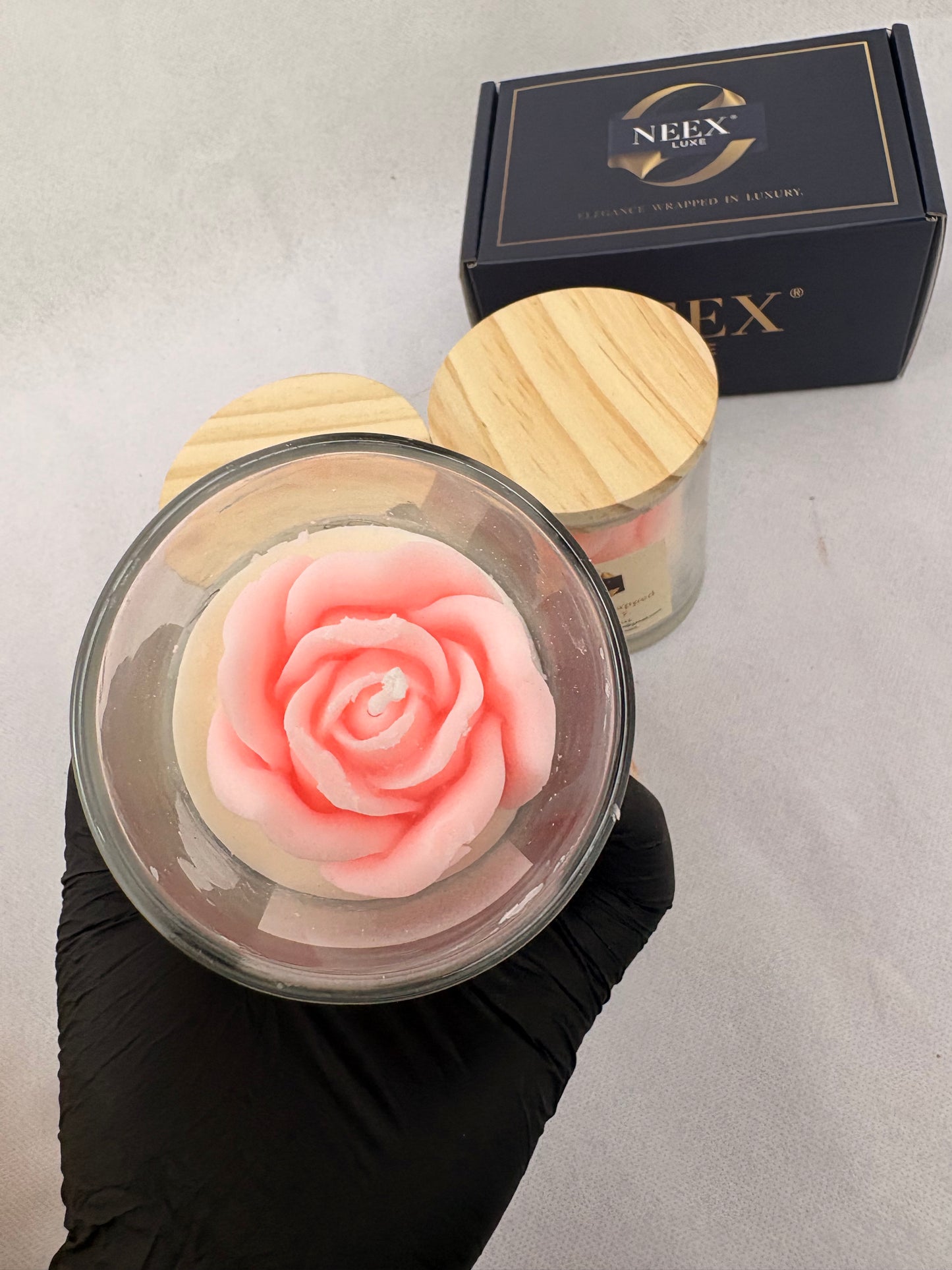 NEEX LUXE Poetic Joy Rose Candle