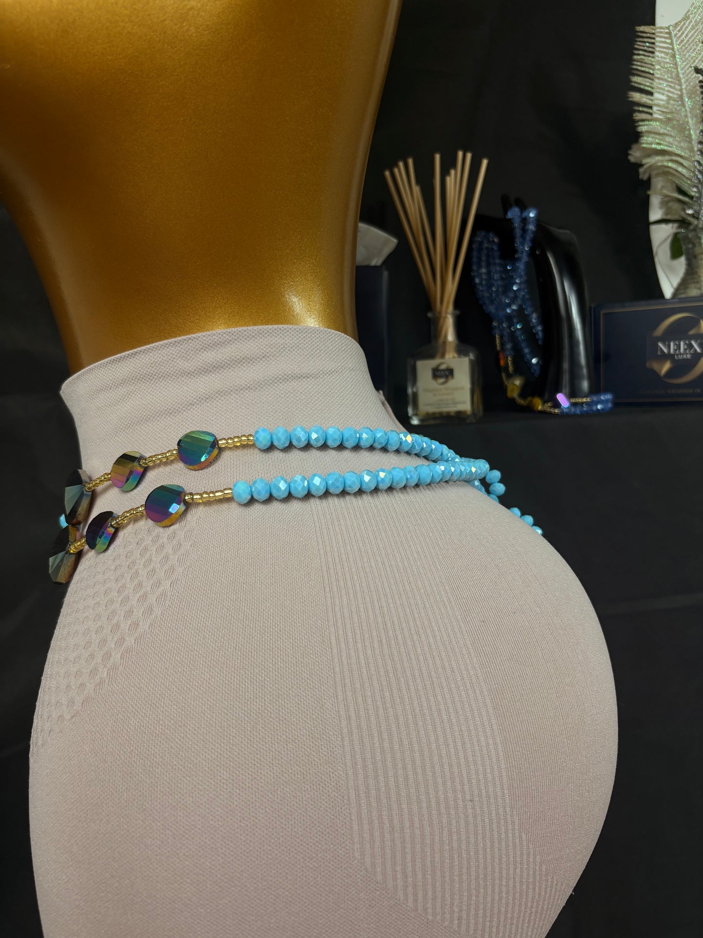 ✨ NEEX LUXE Baya Waist Beads (Si Fere) – 2 Piece Set