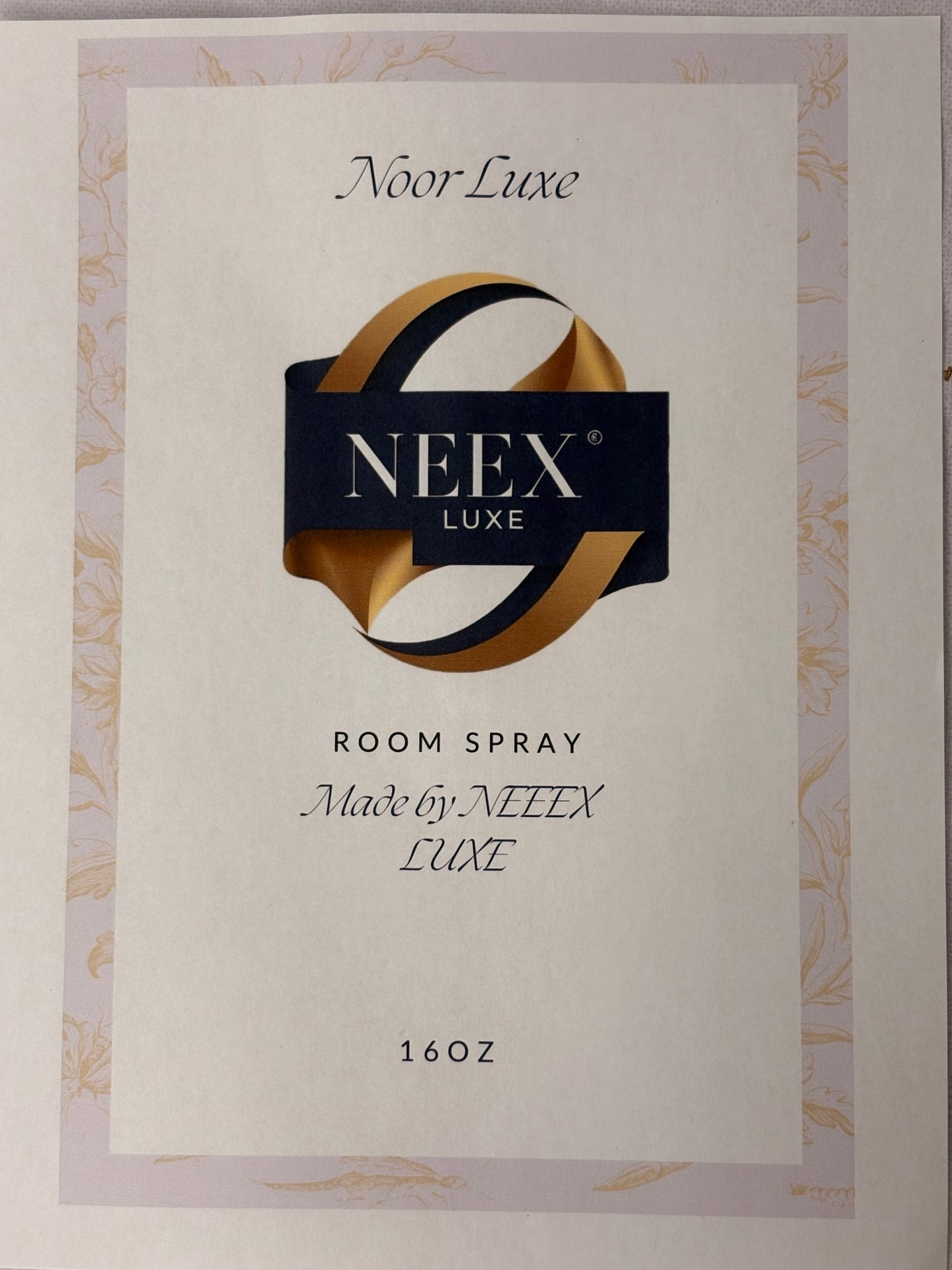 NEEX LUXE Noor Luxe Room Spray