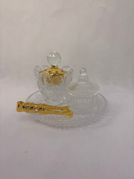 NEEX LUXE Crystal Incense &amp; Bakhoor 4pc Set