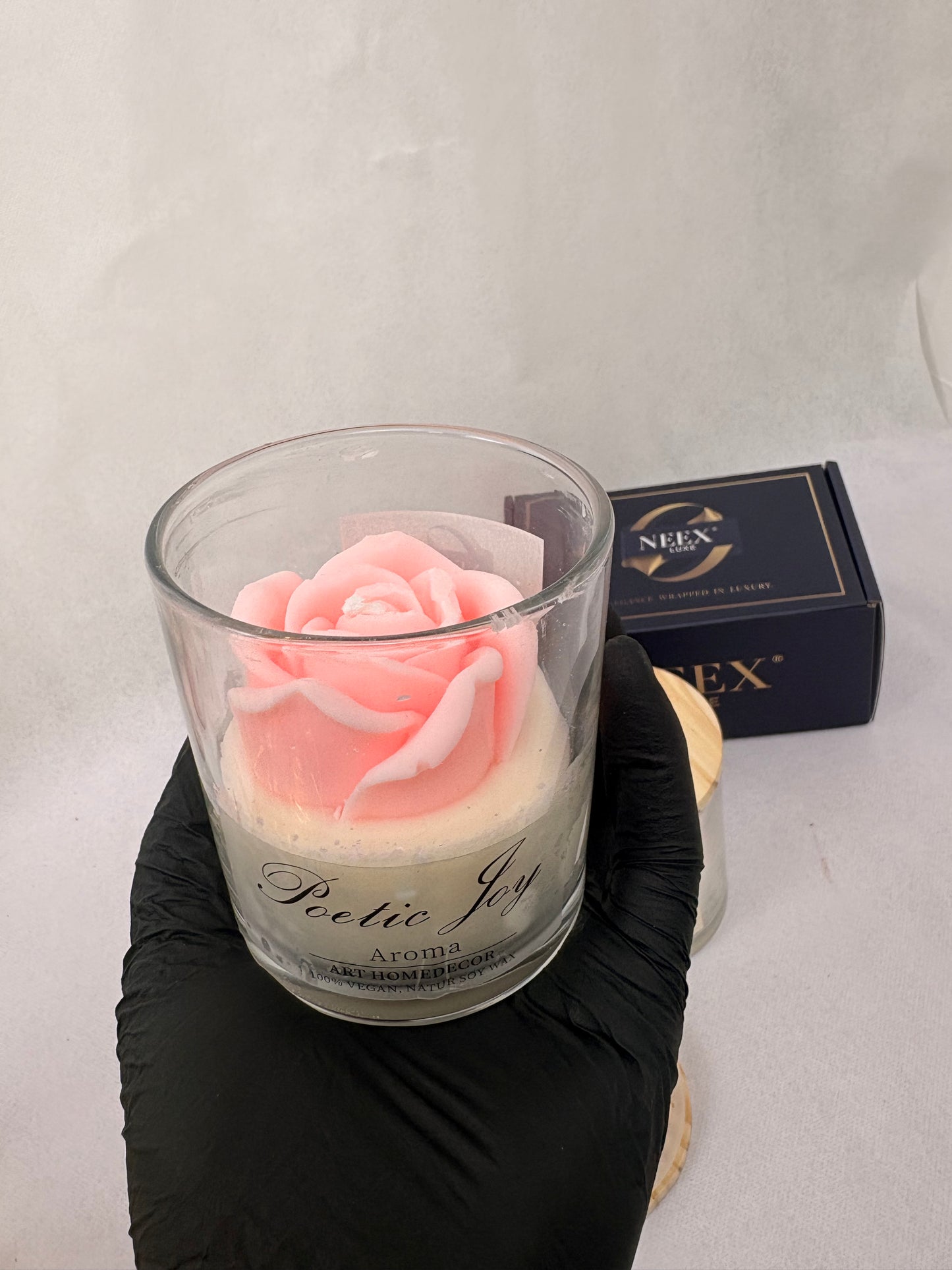 NEEX LUXE Poetic Joy Rose Candle