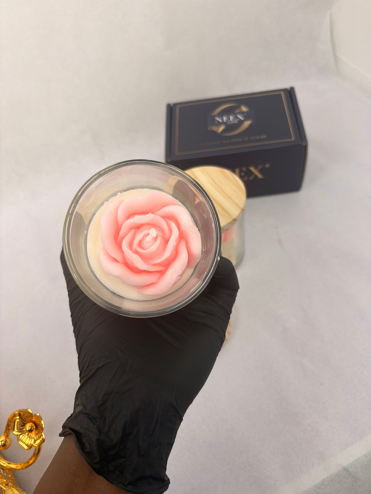 NEEX LUXE Poetic Joy Rose Candle