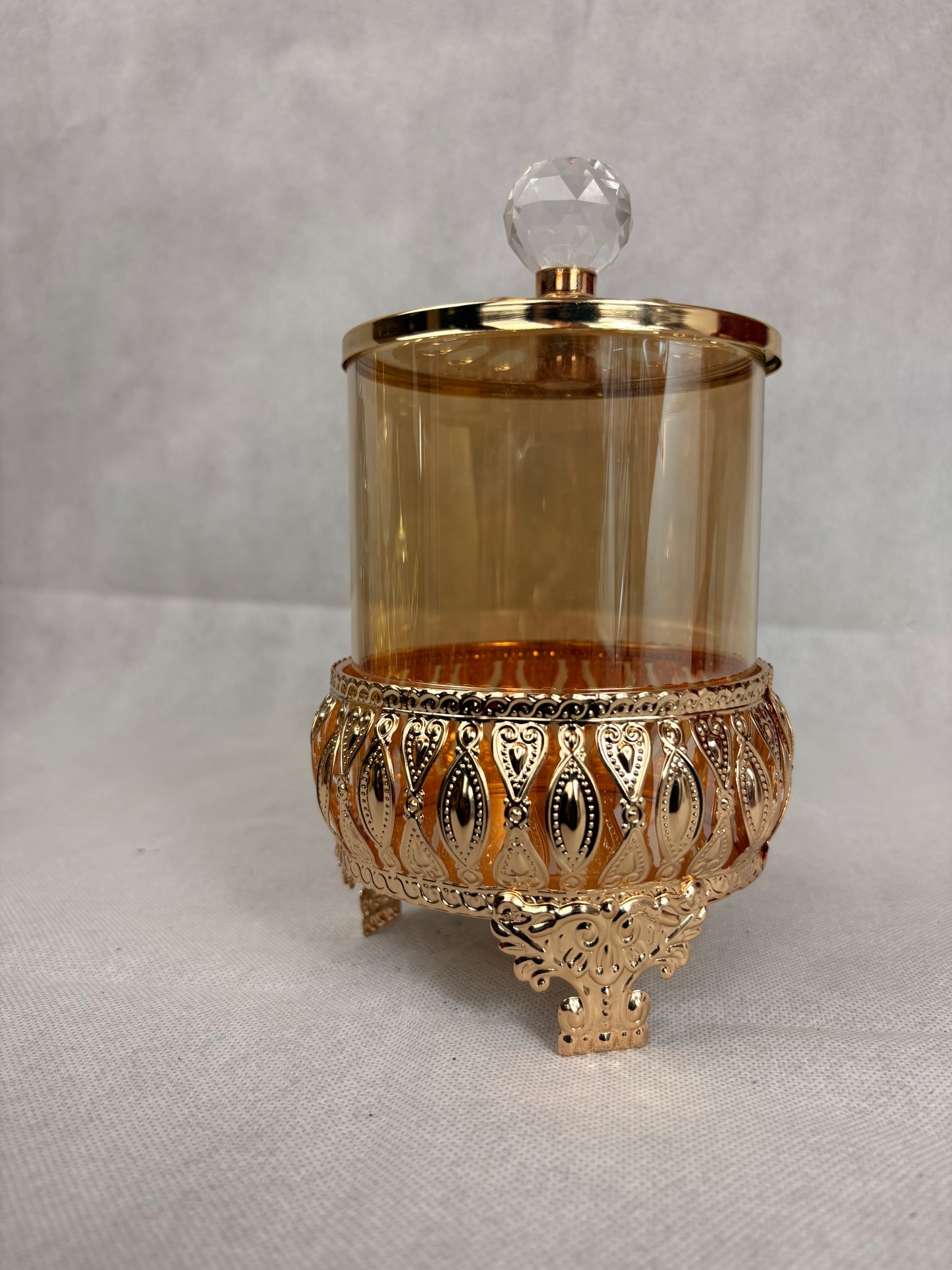 luxury empty glass storage jar