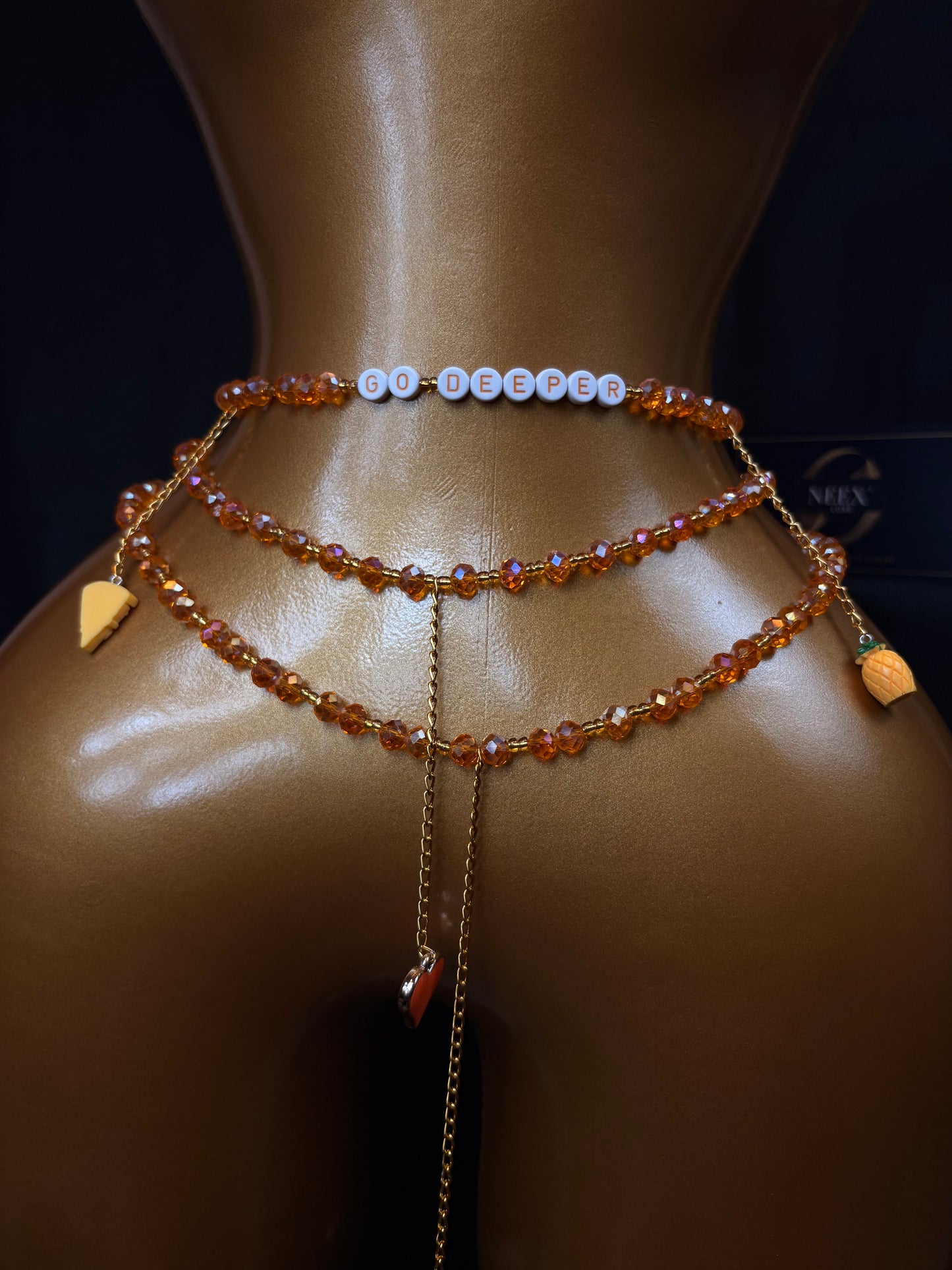 ✨ NEEX LUXE Baya Waist Beads (Si Fere) – 3 Piece Set