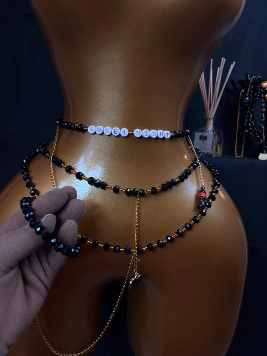 ✨ NEEX LUXE Baya Waist Beads (Si Fere) – 3 Piece Set
