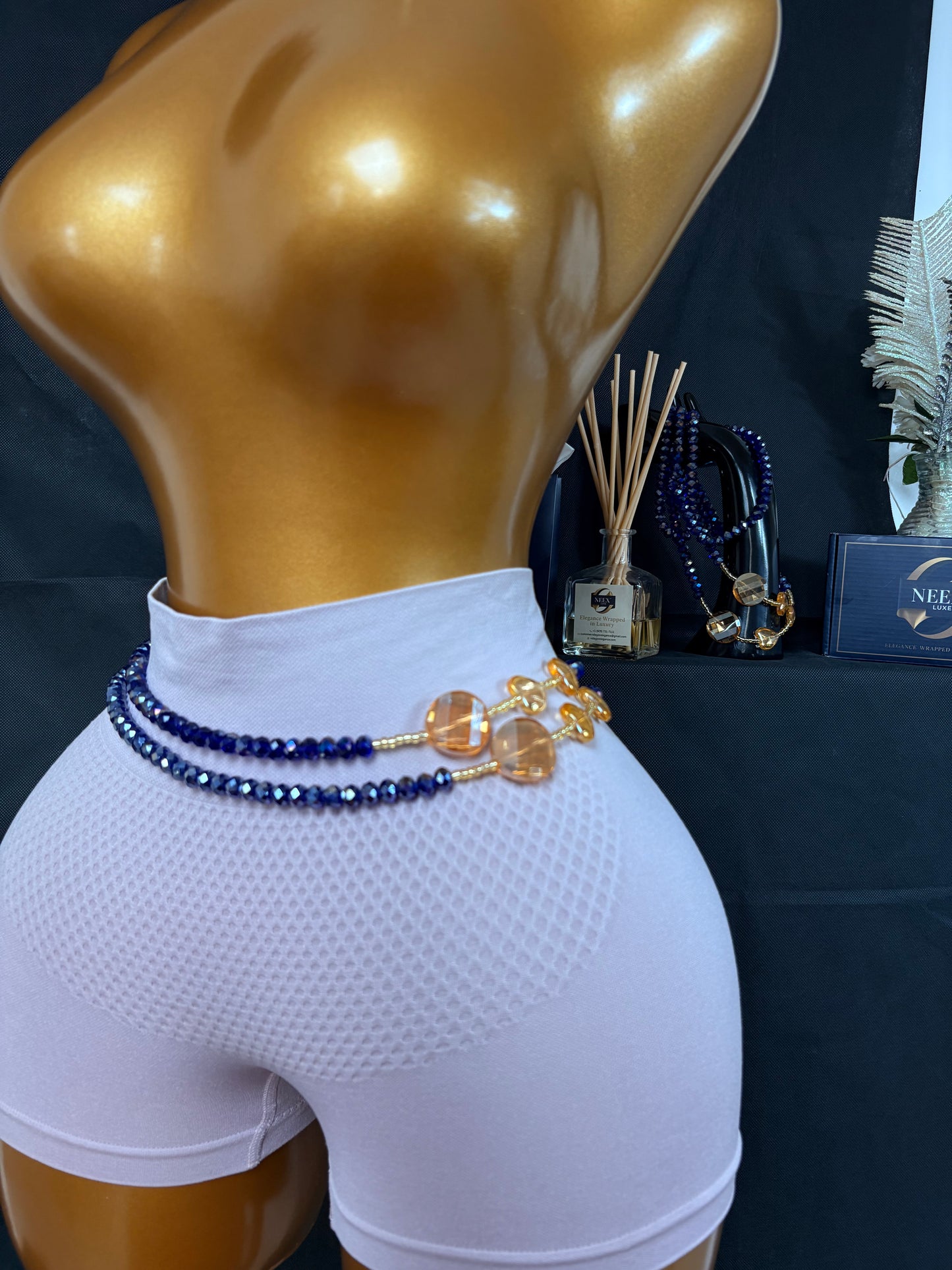 ✨ NEEX LUXE Baya Waist Beads (Si Fere) – 2 Piece Set