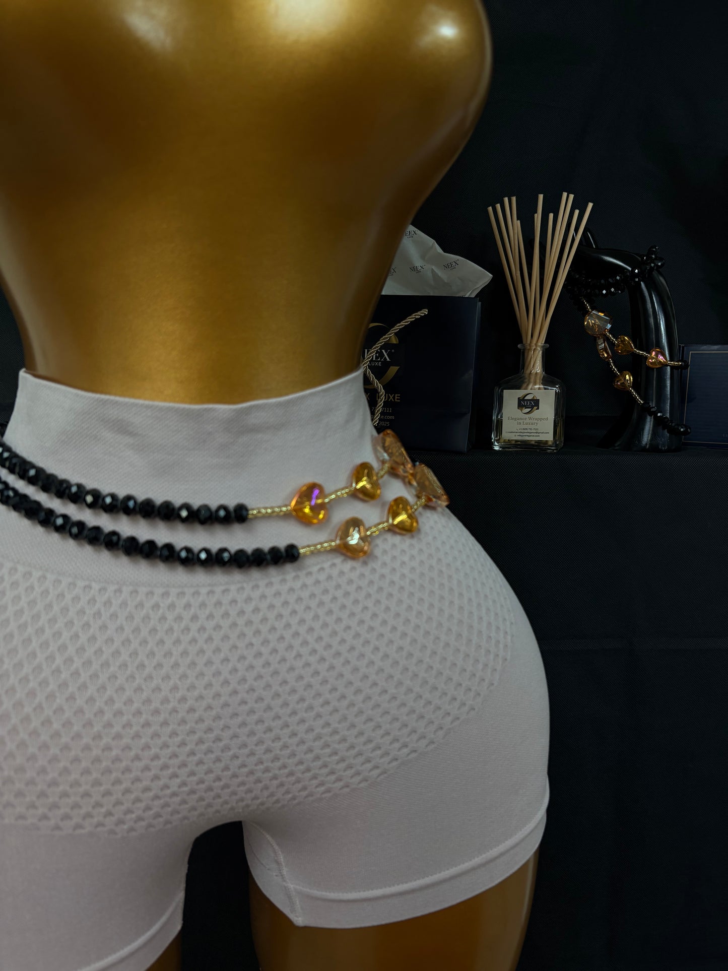 ✨ NEEX LUXE Baya Waist Beads (Si Fere) – 2 Piece Set