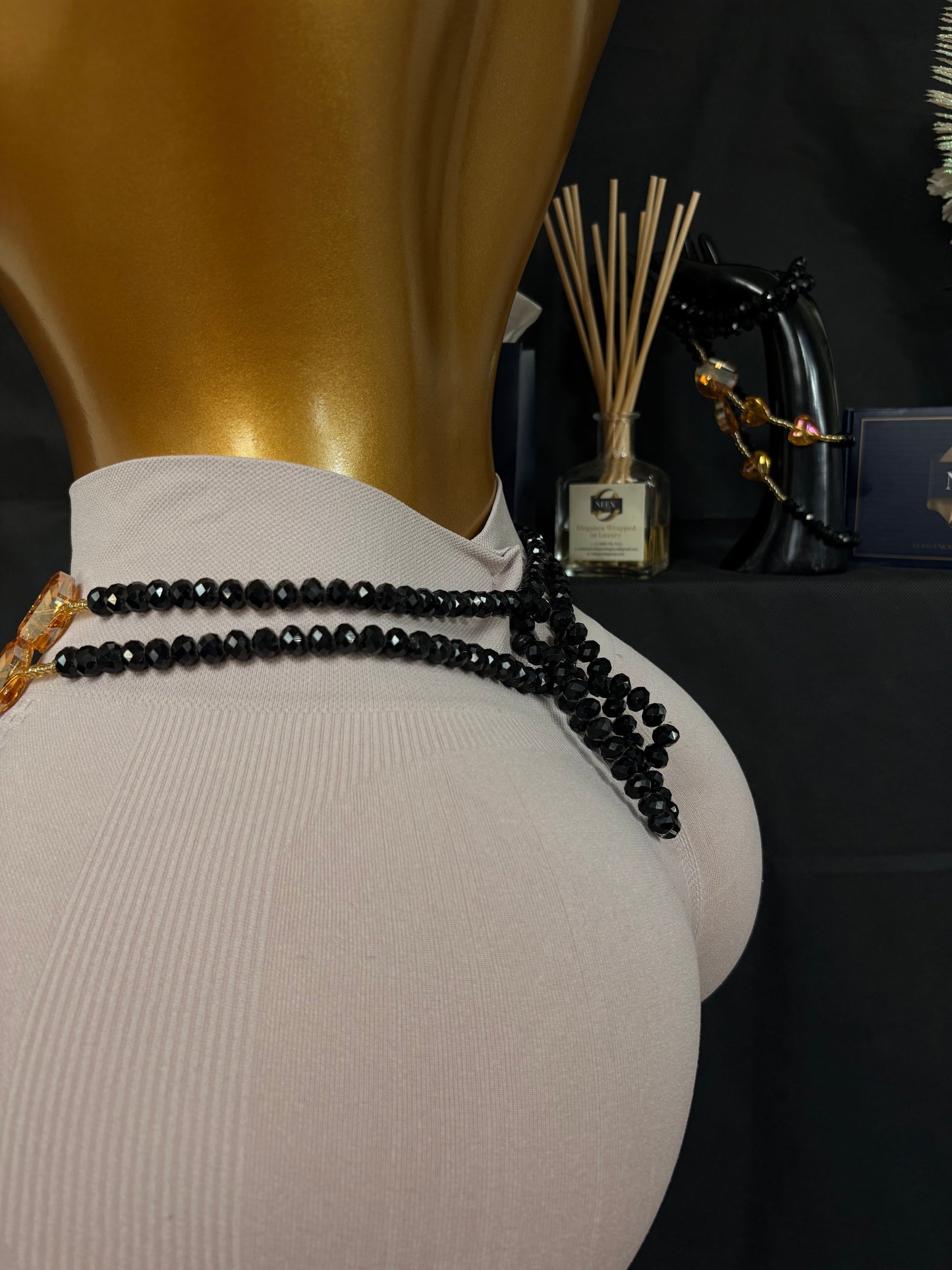 ✨ NEEX LUXE Baya Waist Beads (Si Fere) – 2 Piece Set