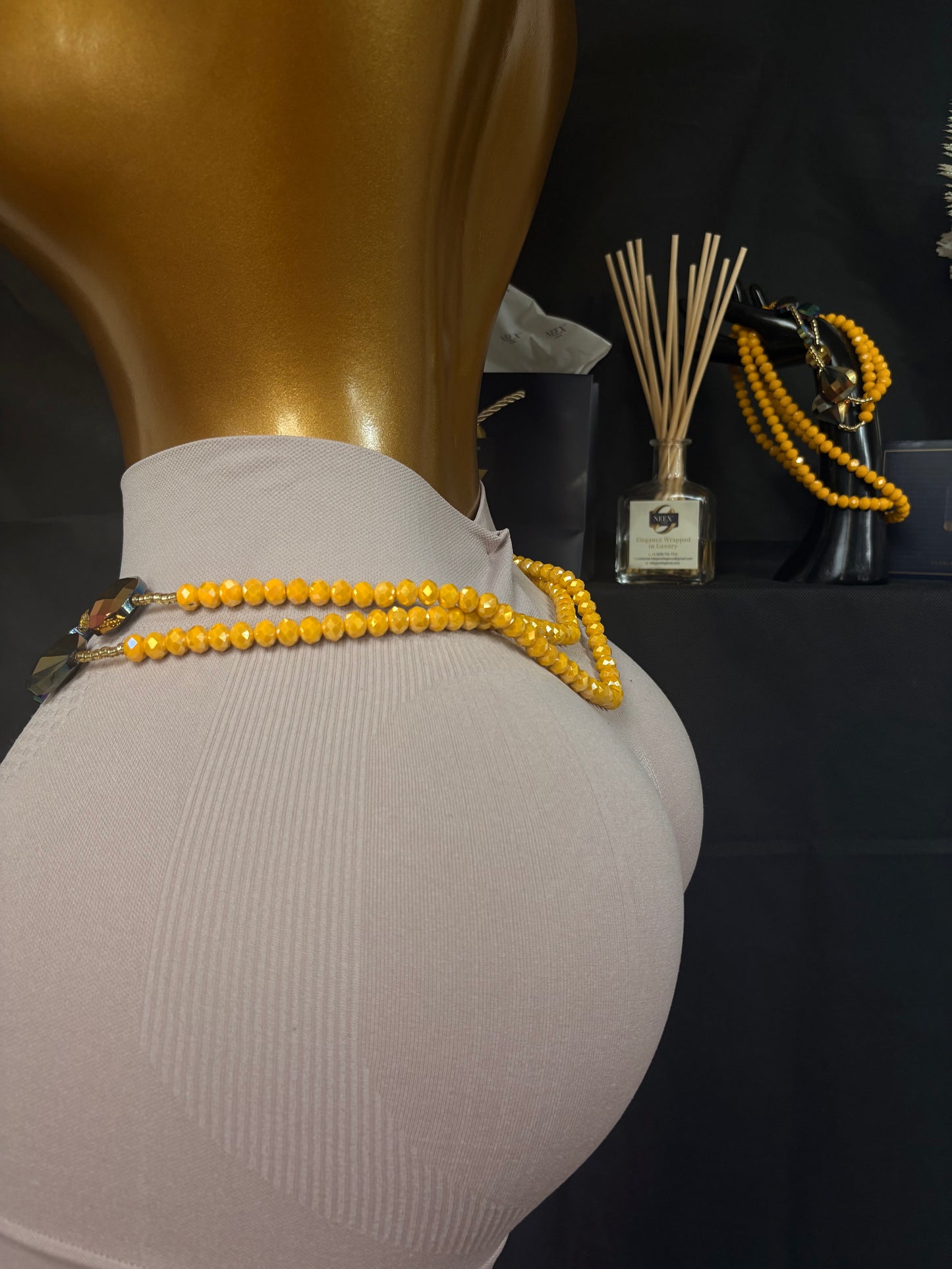 ✨ NEEX LUXE Baya Waist Beads (Si Fere) – 2 Piece Set