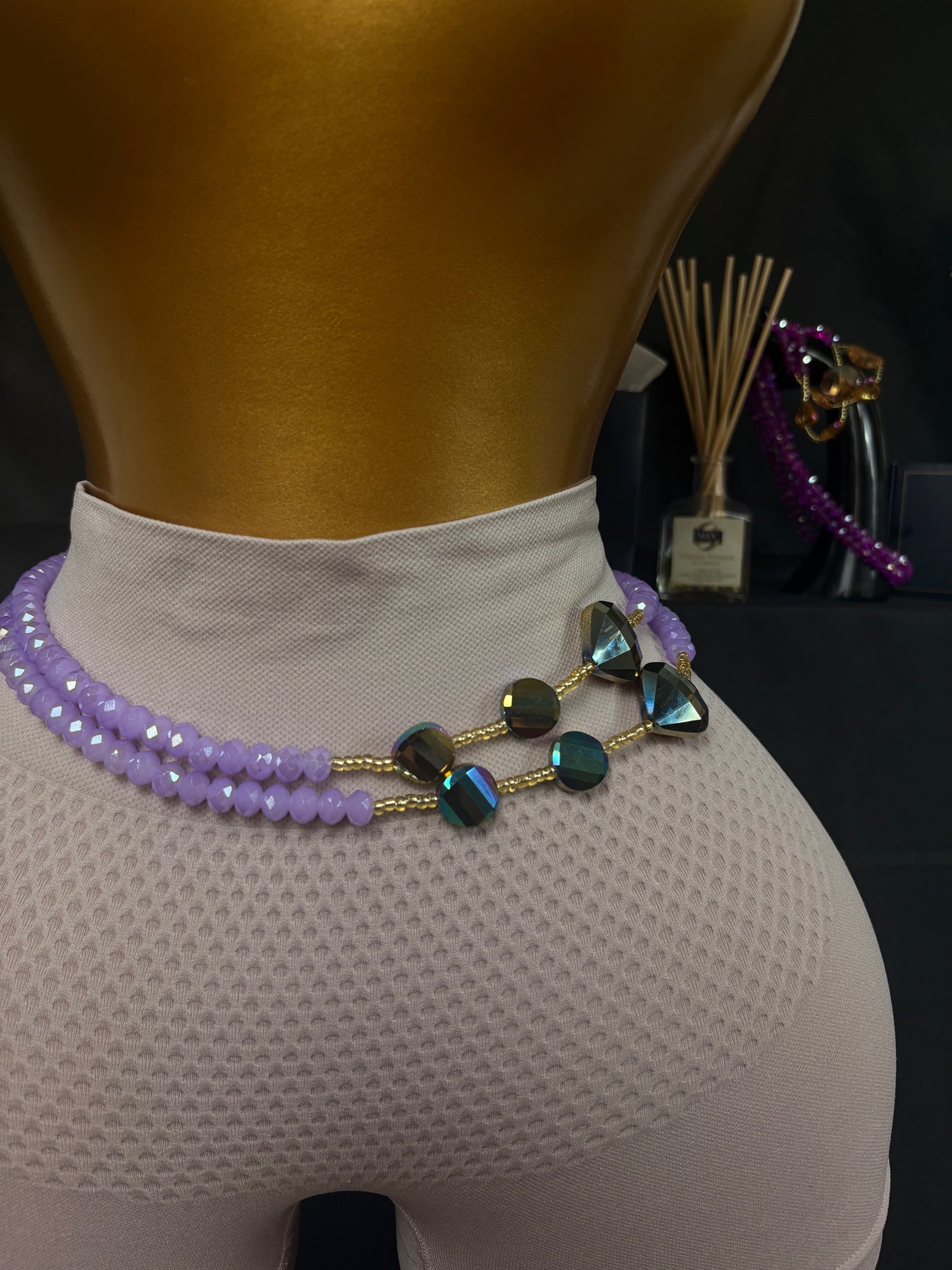 ✨ NEEX LUXE Baya Waist Beads (Si Fere) – 2 Piece Set