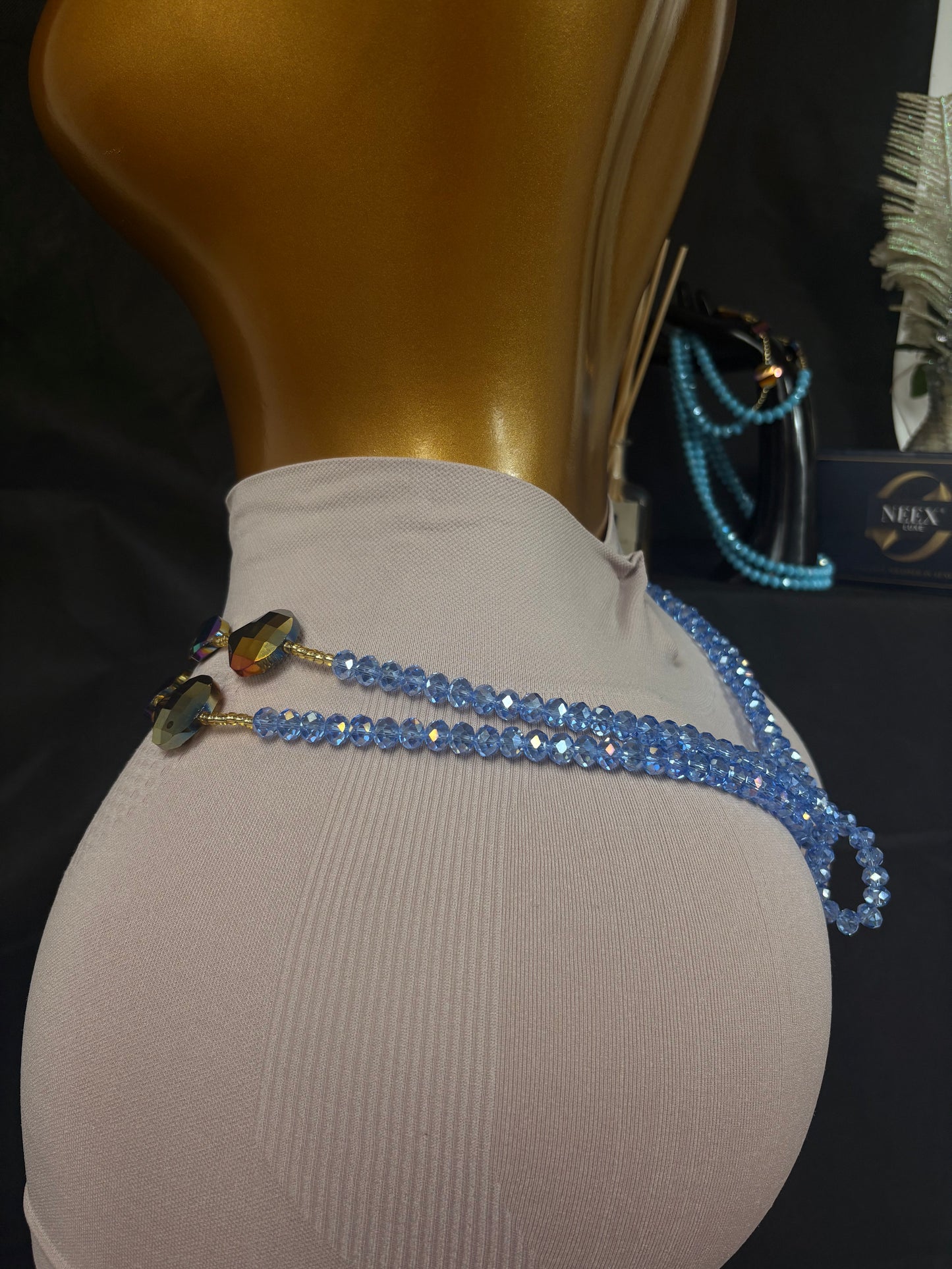 ✨ NEEX LUXE Baya Waist Beads (Si Fere) – 2 Piece Set