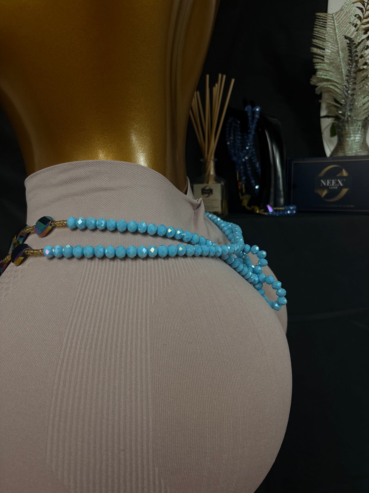 ✨ NEEX LUXE Baya Waist Beads (Si Fere) – 2 Piece Set