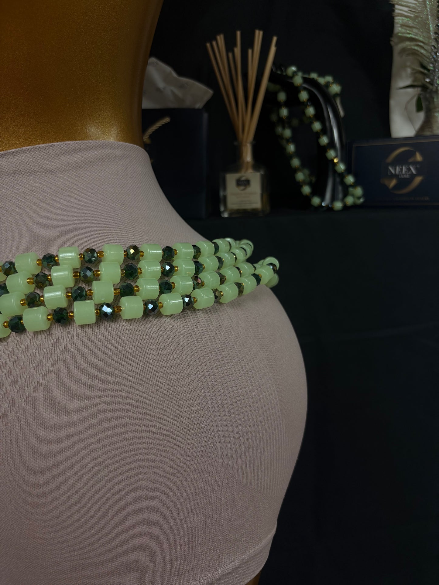 NEEX LUXE Luminous Baya Waist Beads (Si Fere) – 2 Piece Set