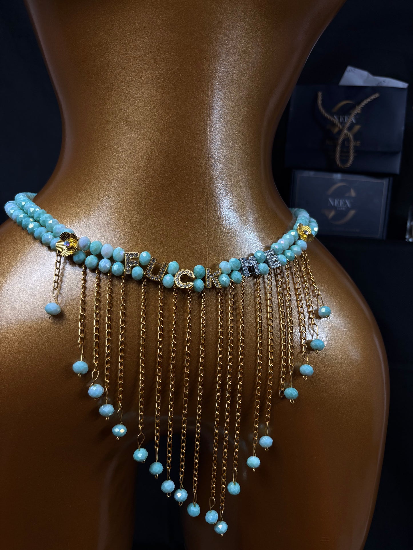 NEEX LUXE Romantic Baya Waist Beads (Si Fere) – Double Bead Design (1 Piece)