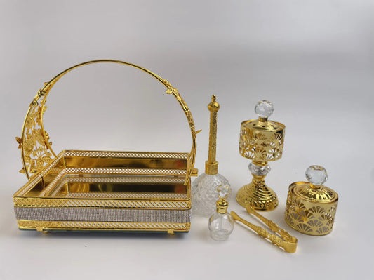 NEEX LUXE 6-Piece Luxury Incense Tray Set.