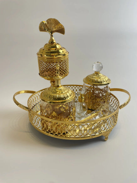 NEEX LUXE 6-Piece Luxury Incense Tray Set.