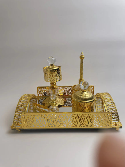NEEX LUXE 6-Piece Luxury Incense Tray Set.