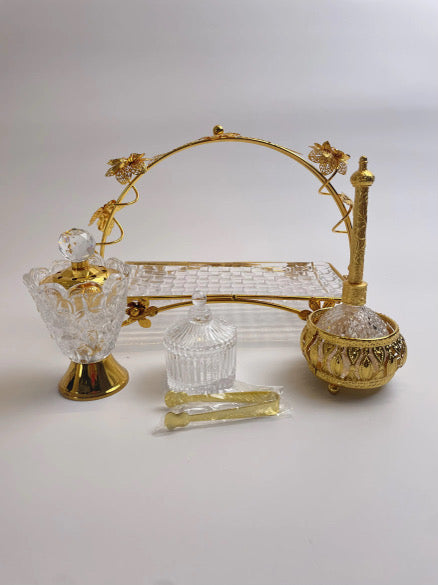 NEEX LUXE 5-Piece Luxury Incense Tray Set.