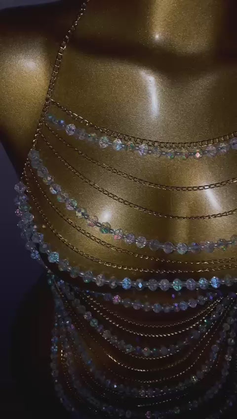 NEEX LUXE Crystal Body Jewelry Set
